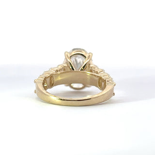 14K  Gold 7cttw Lab Grown Engagement Ring