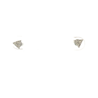 14K 0.10cttw Diamond Triangle Stud Earrings