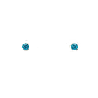 925 Silver Gemstone Earring with Butterfly Backs