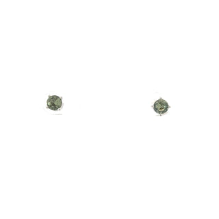 925 Silver Gemstone Earring with Butterfly Backs