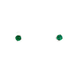 925 Silver Gemstone Earring with Butterfly Backs