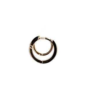 Pendientes de oro amarillo con diamantes