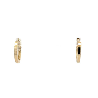 Pendientes de oro amarillo con diamantes