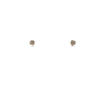 10K Lab Grown Diamond Bezel Stud Earrings