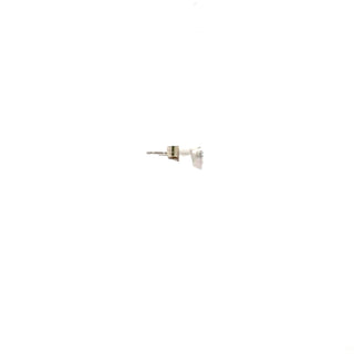 10K Lab Grown Diamond Bezel Stud Earrings