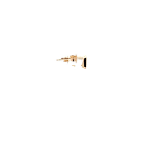 10K Lab Grown Diamond Bezel Stud Earrings