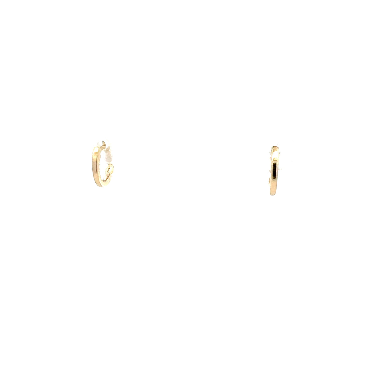 10K Yellow Gold 0.20cttw Diamond Hoop Earrings