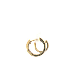 10K Yellow Gold 0.24cttw Canadian Diamond Hoop Earrings
