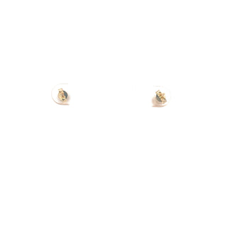 14k Yellow Gold 0.15cttw Diamond Bezel Set Earrings