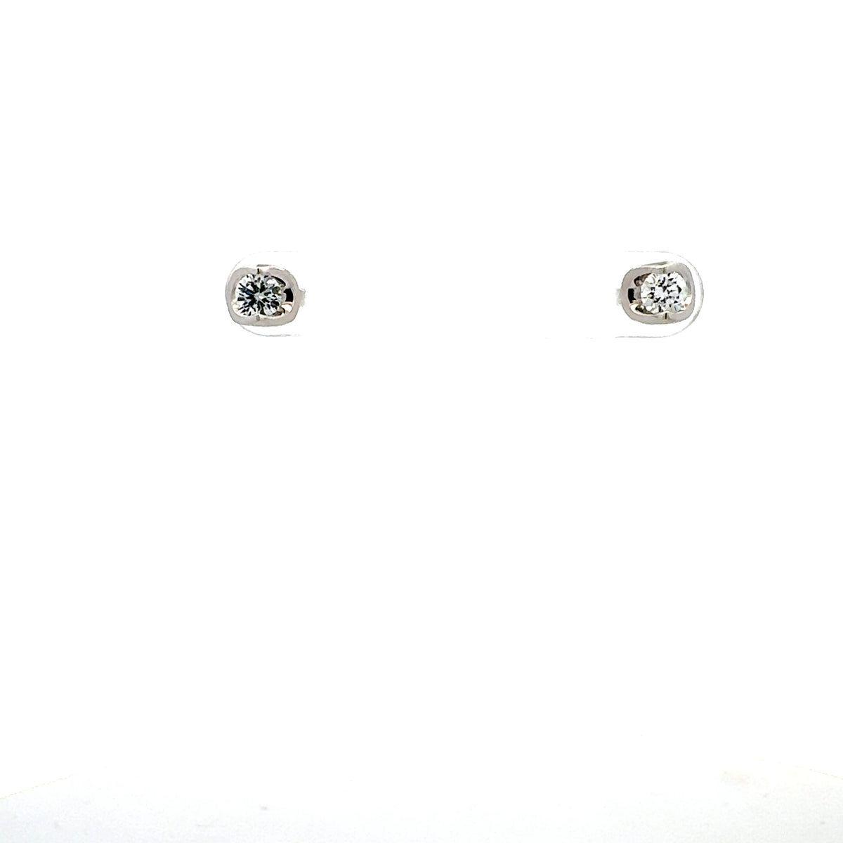 14K White Gold 0.50cttw Lab Grown Diamond Earrings