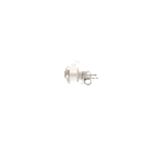 10K White Gold 0.03cttw Diamond Heart Stud Earrings