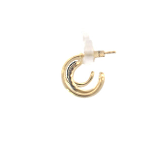 10K Yellow Gold Black Diamond Earrings