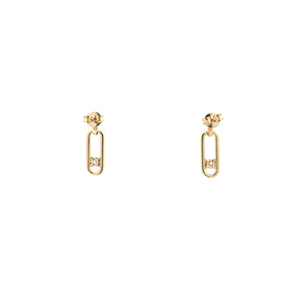 10K Yellow Gold 0.204cttw Canadian Diamond Earrings