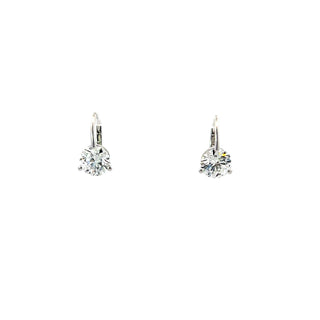 14K White Gold 6.00cttw Lab Grown Diamond Earrings