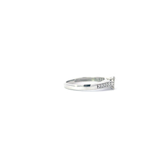 14K White Gold 0.35cttw Diamond Engagement Ring