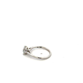 Anillo de diamantes de cuatro garras de corte brillante redondo de 0,50 a 3,00 quilates cultivado en laboratorio de 14 quilates