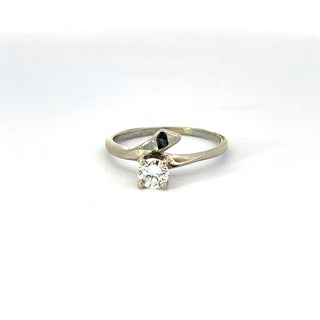 10K White Gold 0.30 ct Diamond Ring