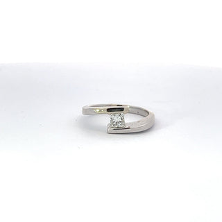 10K White Gold 0.33cttw Diamond Engagement Ring