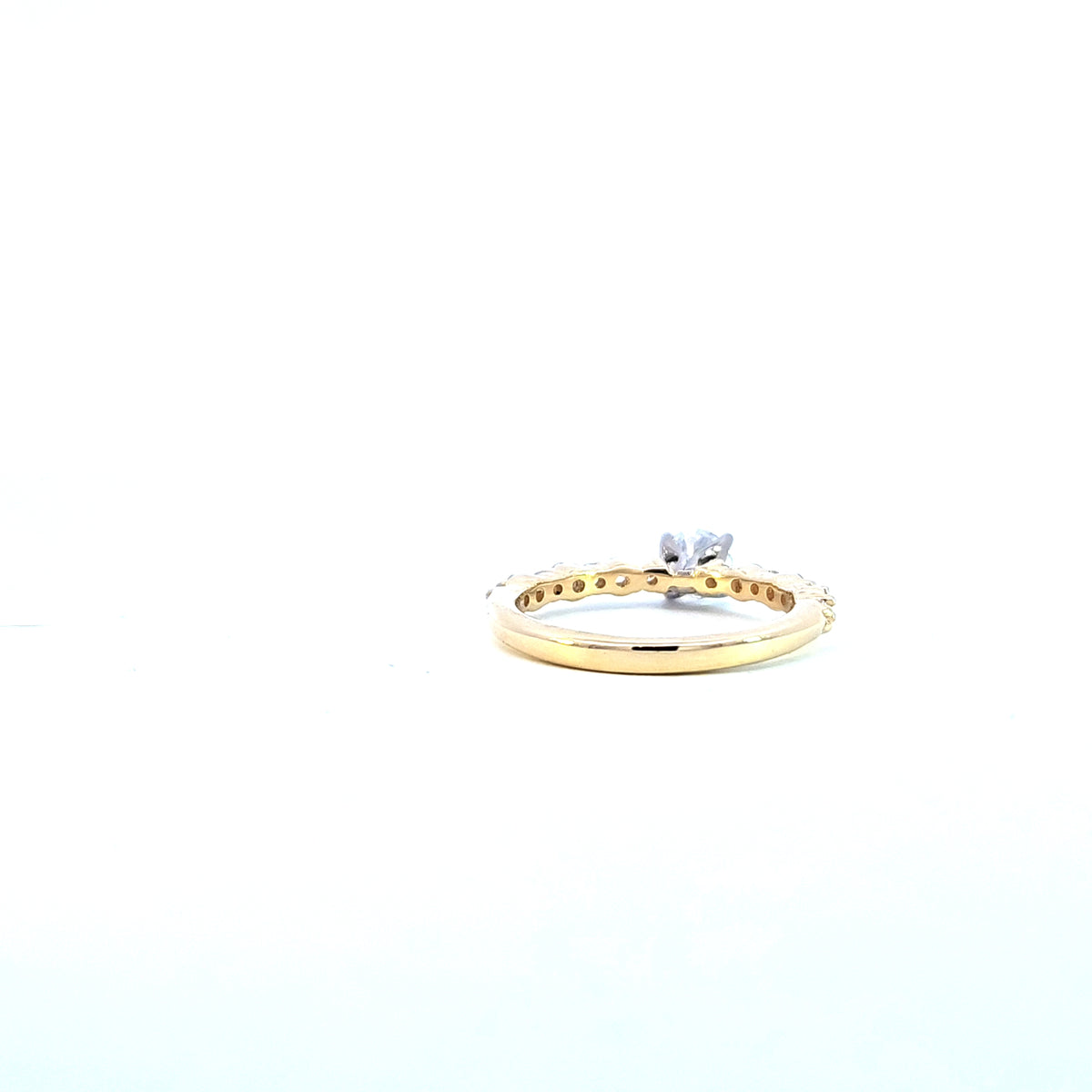 18K Yellow and White Gold Canadian Diamond Ring