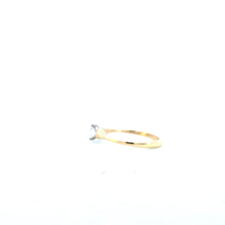 18K Yellow and White Gold Canadian Diamond Ring