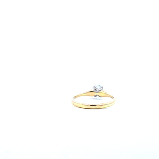 18K Yellow and White Gold Canadian Diamond Ring