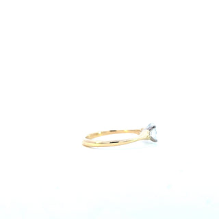 18K Yellow and White Gold Canadian Diamond Ring