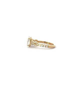 14k Yellow Gold 2.497cttw Lab-Grown Diamond Ring