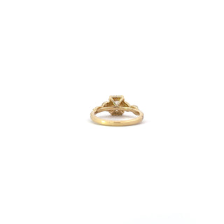 14K Yellow Gold 1.50cttw Radiant Cut Lab Grown Diamond Ring