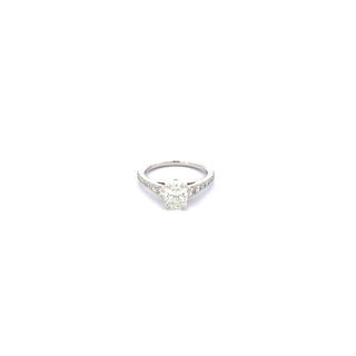 Platinum Canadian 1.51cttw lab Grown Diamond Engagement Ring