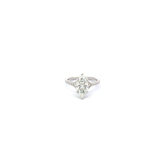 Platinum Canadian 2.18cttw Lab Grown Diamond Engagement Ring