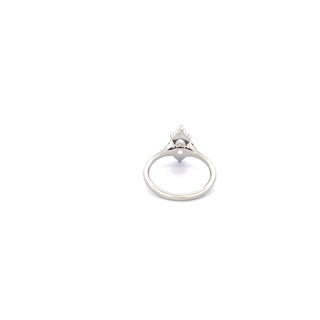 Platinum Canadian 2.18cttw Lab Grown Diamond Engagement Ring