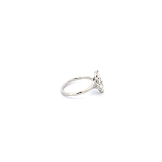 Platinum Canadian 2.18cttw Lab Grown Diamond Engagement Ring