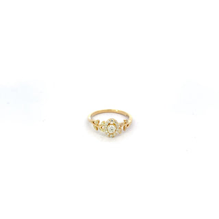 10K Yellow Gold 0.288cttw Ladies Diamond Engagement Ring