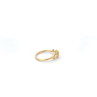 10K Yellow Gold 0.288cttw Ladies Diamond Engagement Ring