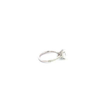 Platinum 2.30cttw Oval Lab Grown Diamond Ring
