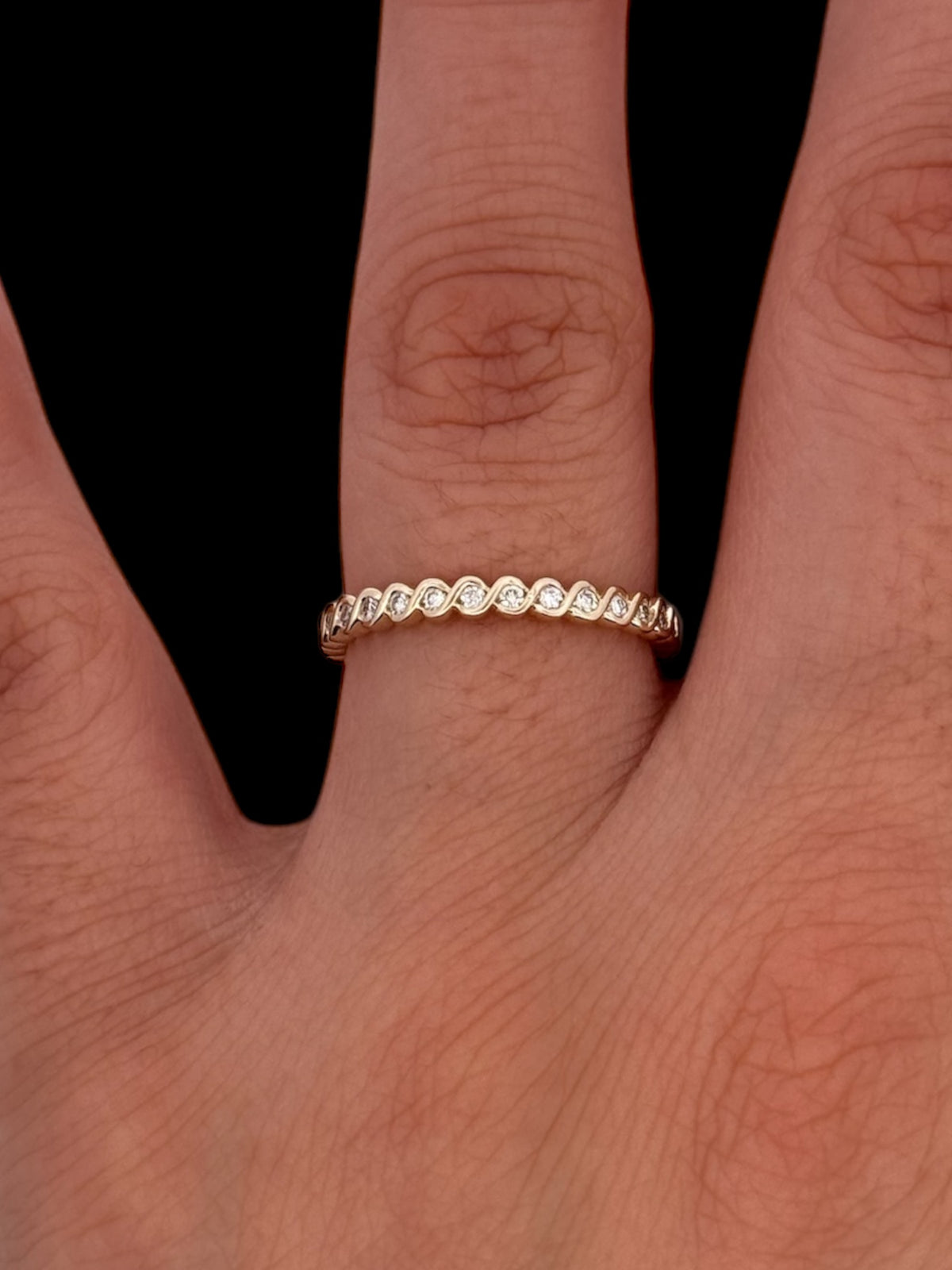 10K Yellow Gold 0.20cttw Diamond Ring