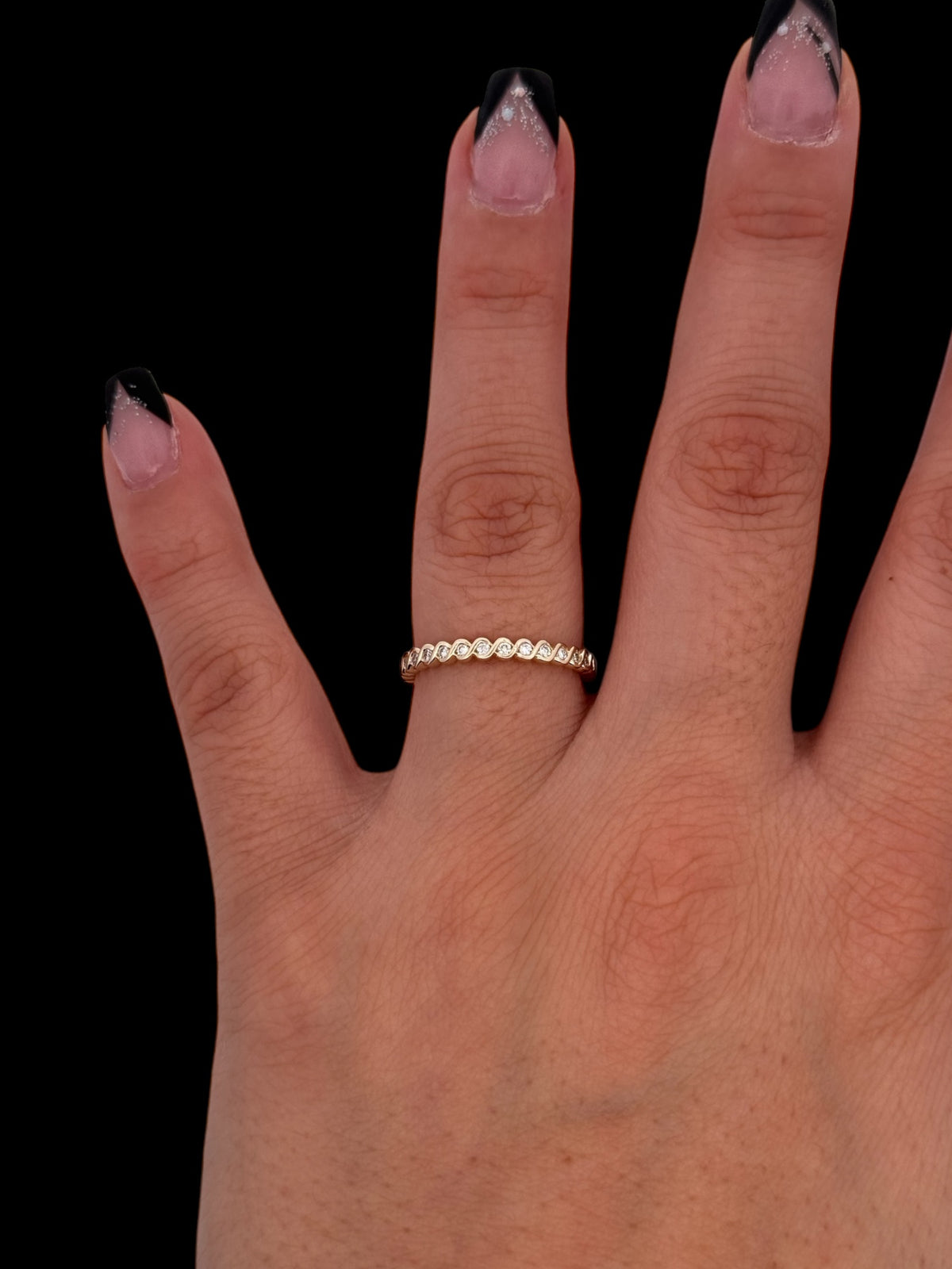 10K Yellow Gold 0.20cttw Diamond Ring