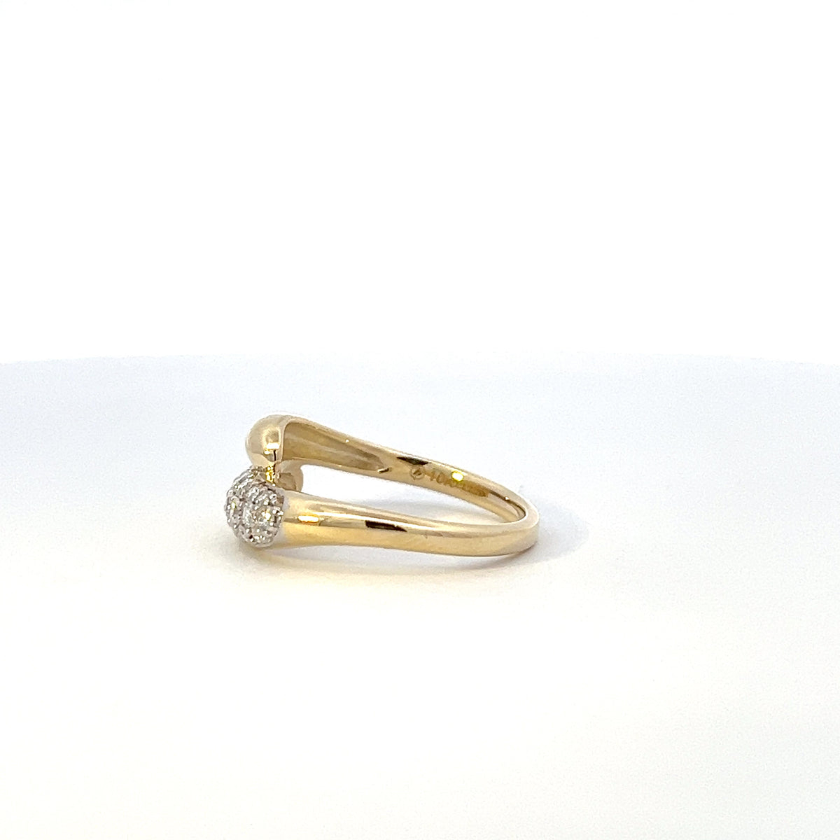 10K Yellow Gold 0.38cttw Diamond Ring