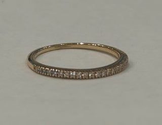 14K Yellow Gold 0.15cttw Diamond Band