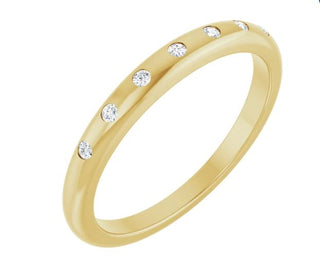 14K Yellow Gold .06 CTW Lab-Grown Diamond Anniversary Band