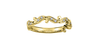 10k Yellow Gold 0.084cttw Diamond Ring