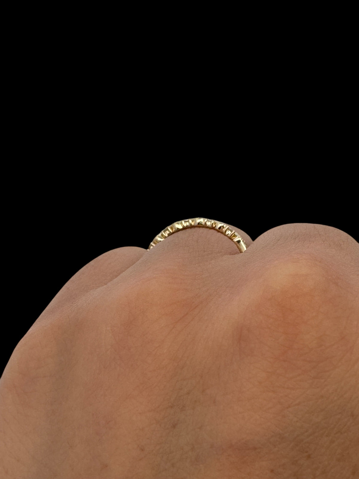 10K Yellow Gold 0.12cttw Diamond Ring