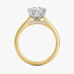 Yellow and White Gold 2.00ct Lab Grown Diamond Ring