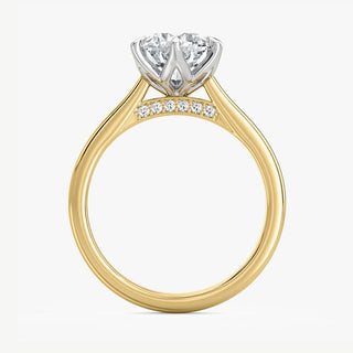 Yellow and White Gold 2.00ct Lab Grown Diamond Ring