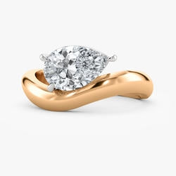 Yellow and White Gold 1.50ct Lab Grown Diamond Ring