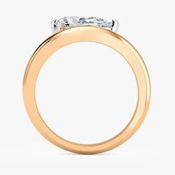 Yellow and White Gold 1.50ct Lab Grown Diamond Ring