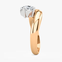 Yellow and White Gold 1.50ct Lab Grown Diamond Ring
