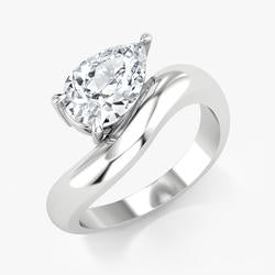 Yellow and White Gold 1.50ct Lab Grown Diamond Ring