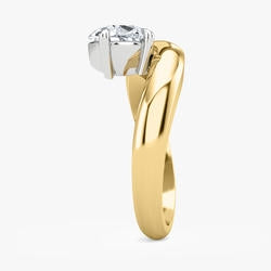 Yellow and White Gold 1.50ct Lab Grown Diamond Ring