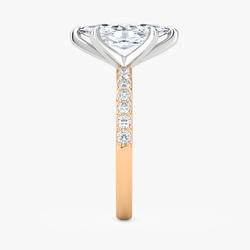 Yellow and White Gold 2.28cttw Lab Grown Diamond Ring
